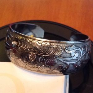 STERLING SILVER 925 STAMPED BOLD CUFF
